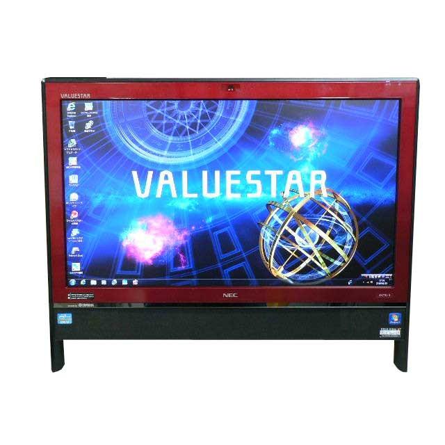 NEC デスクトップパソコン 中古パソコン VN770/H レッド デスクトップ
