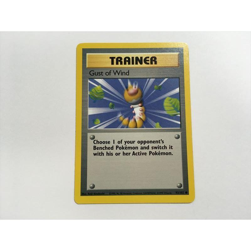 N255【ポケモン カード】 英語版 海外 Gust of Wind 突風 93/102 旧