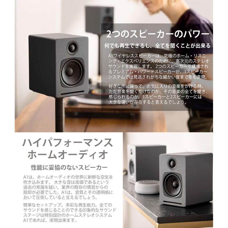Audioengine オーディオエンジン A1 ワイヤレス・パワードスピーカー