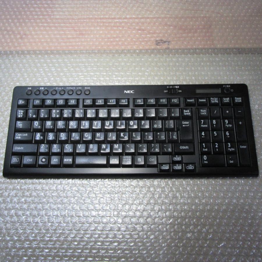 NEC 純正ワイヤレスキーボード KG-0933 黒 ブラック 日本語 ！！！必ず