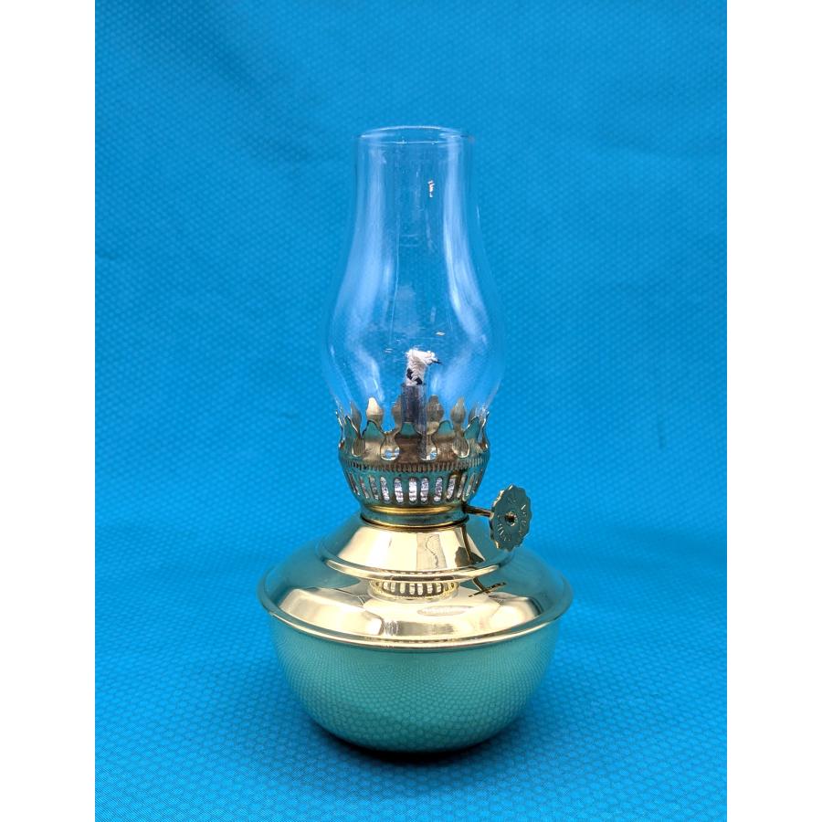 棒芯真鍮ランプ クリアミニホヤ 41720 灯油ランプ : 江戸川屋ランプ