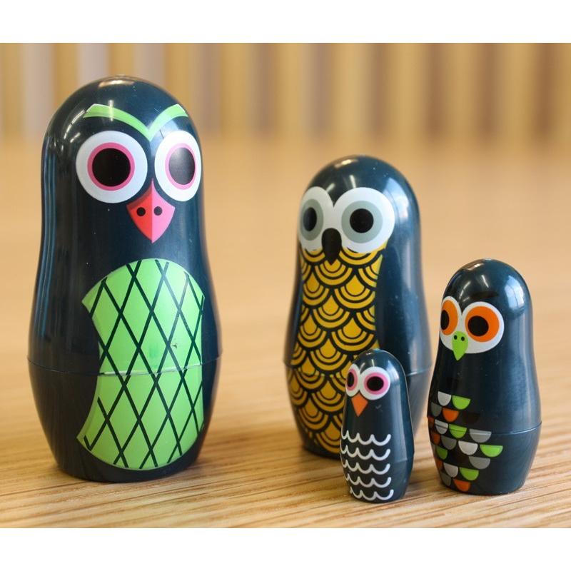 OMM-design ポケット マトリョーシカ オウル フクロウ ふくろう