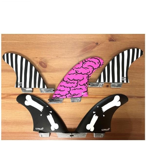 送料無料あり FCS2 GORILLA FIN TRI QUAD サーフィン ゴリラフィン