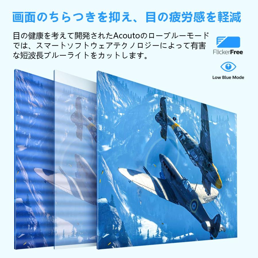 Acouto XC17 モバイルモニター 17.3インチ 疲れ目軽減/青色光源を低減