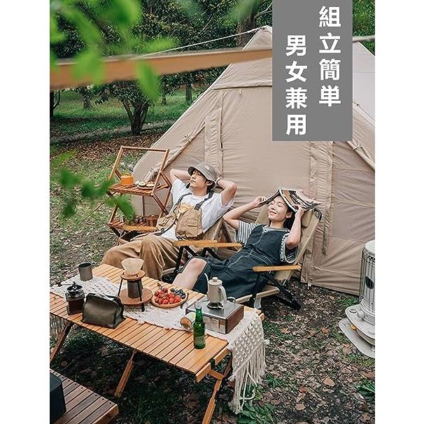 DesertFox アウトドアチェア 背もたれ角度4段階調節 フォールディング