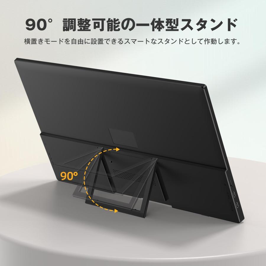 Newsoul モバイルモニター 15.6インチ モバイルディスプレイ 自立型