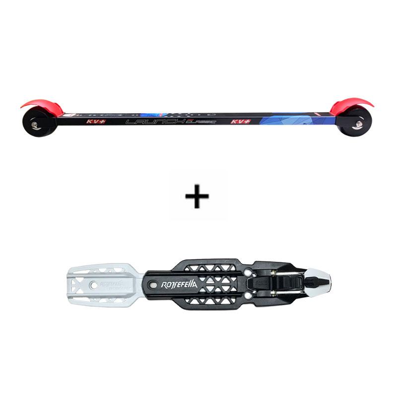 KV+ LAUNCH PRO CLASSIC 73cm ローラースキー ビンディング付き2点