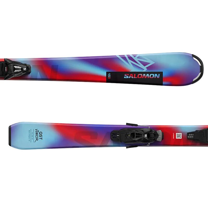 SALOMON（サロモン） QST JR M ＋ C5 GW スキービンディング 2点セット