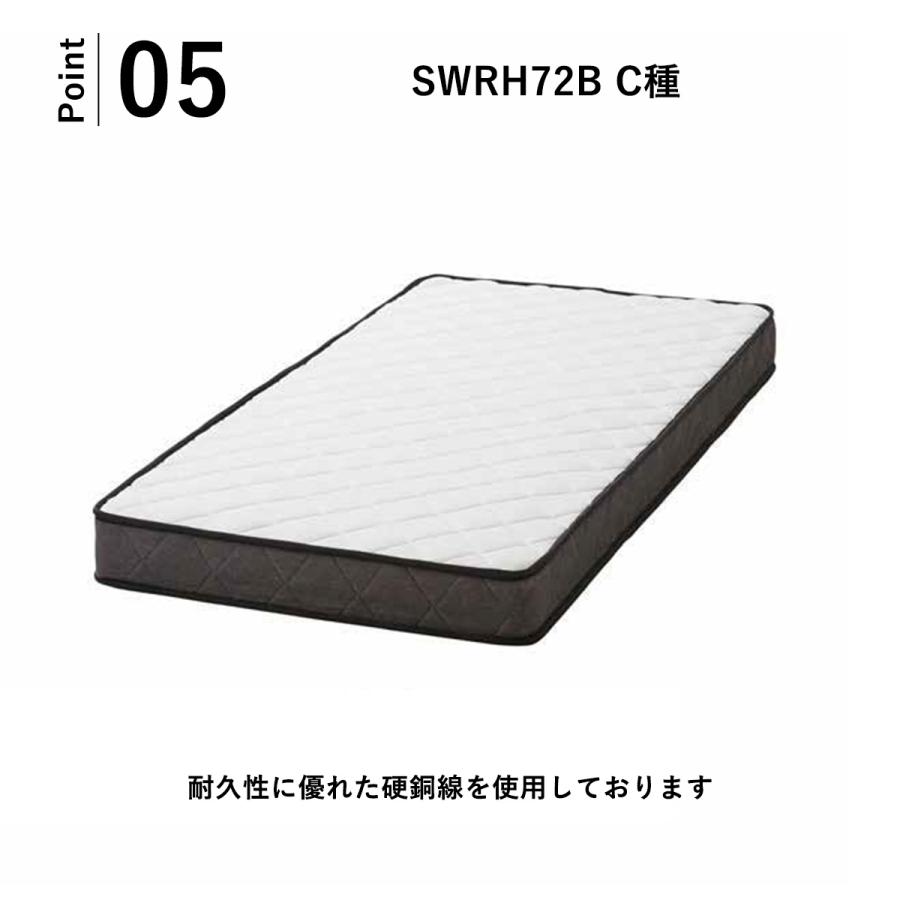 シングルマットレス 二段ベッド用マットレス ボンネルコイル 2段ベット