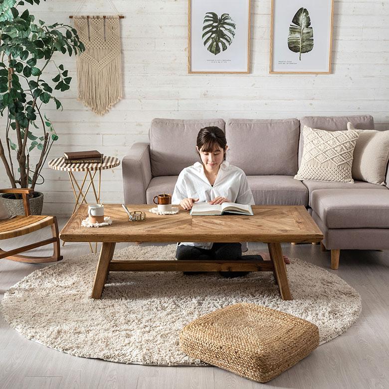 東谷 リビング テーブル センター ロー コンパクト おしゃれ 在宅