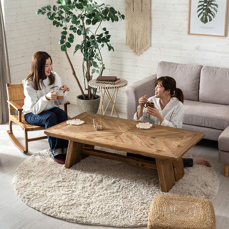 東谷 リビング テーブル センター ロー コンパクト おしゃれ 在宅