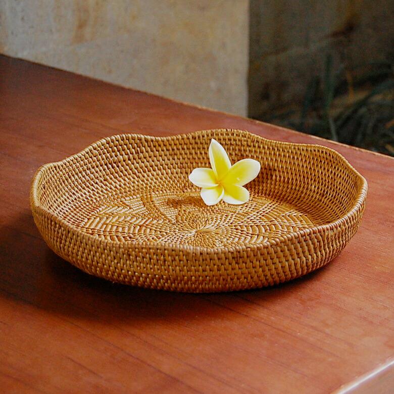 トレイ トレー おしゃれ 小物入れ 収納 バスケット 円形 丸い