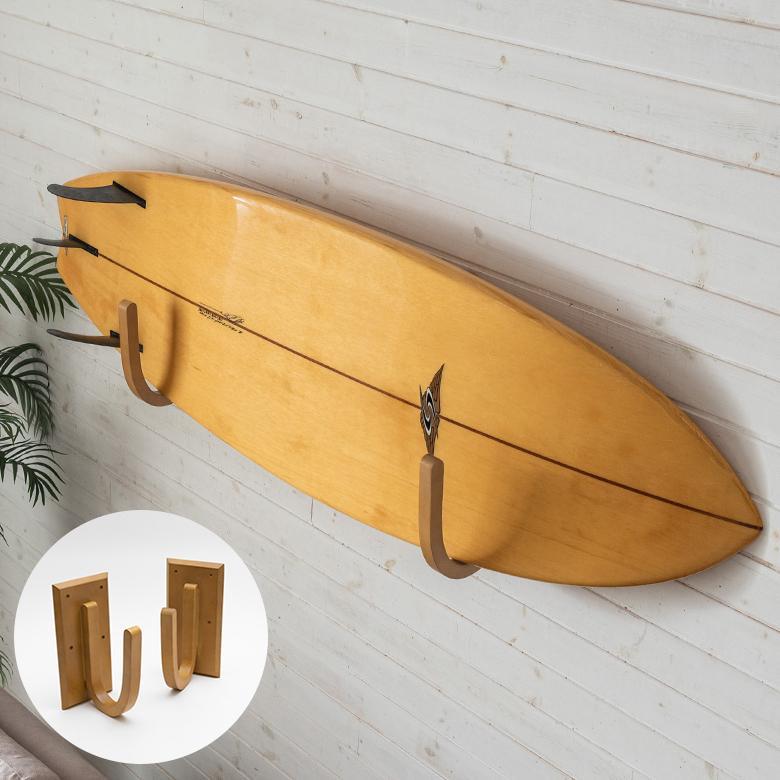東谷 ボード ラック サーフボード 壁掛け 収納 天然木 木 ウッド