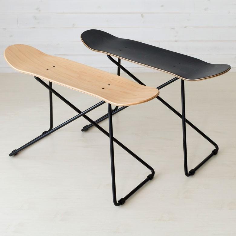 本物のスケートボードから作られた スツール スケボー チェア イス