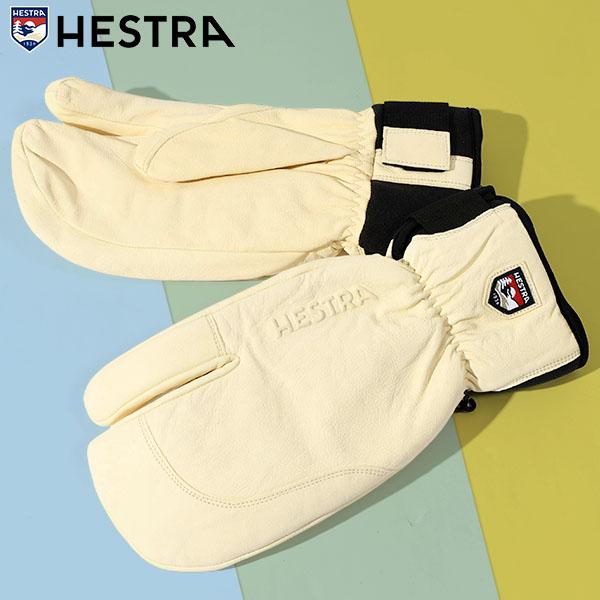 HESTRA（ヘストラ） レザーミトン Topo 3-Finger MITTEN メンズ ミトン