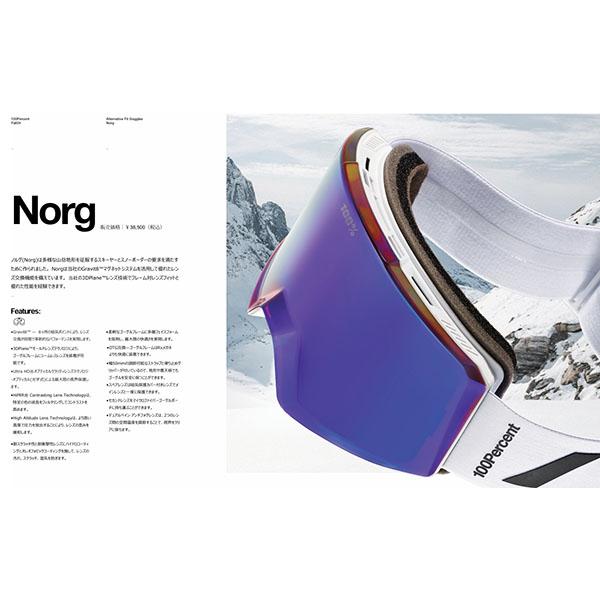 100% ラスト1点 スノーゴーグル ワンハンドレッドパーセント NORG