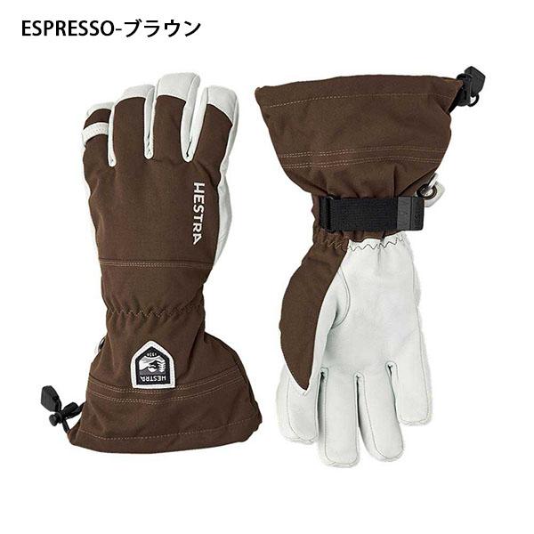 HESTRA（ヘストラ） レザーグローブ Heli Ski メンズ 五指 本革 天然