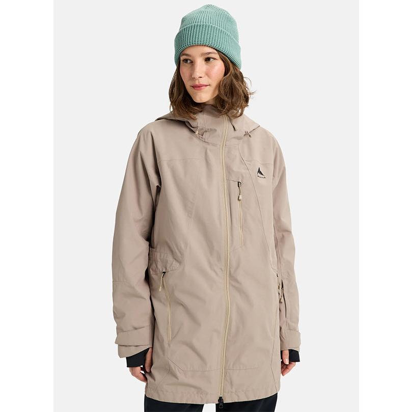 Burtonバートンスキーウェアスノーボードジャケットパーカーベージュ黒