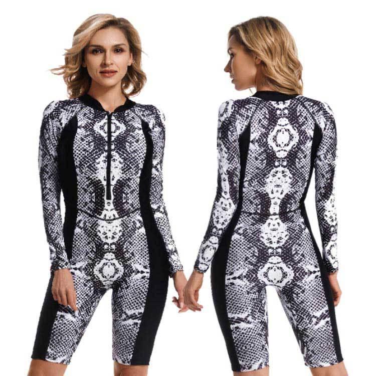 送料無料 ウェットスーツ レディース スキン セミドライスーツ ラバー