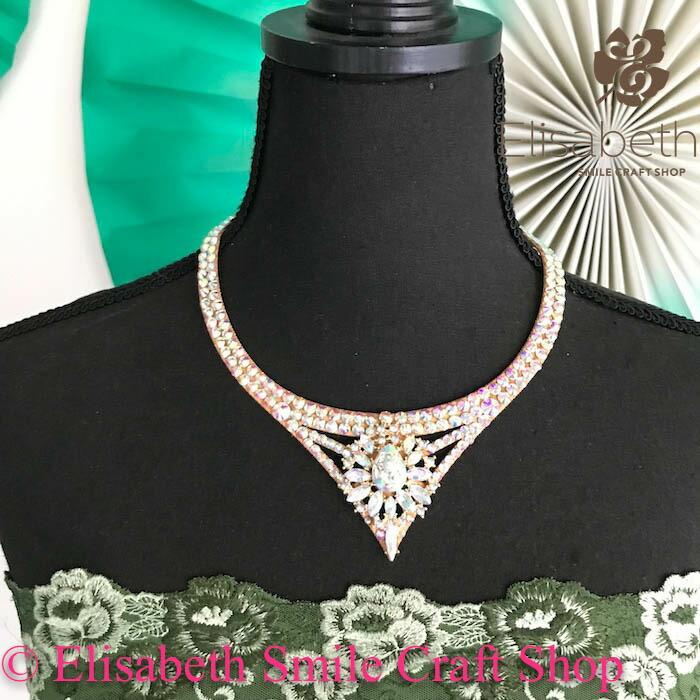 社交ダンス ネックレス ダンス衣装アクセサリー ゴージャス 豪華