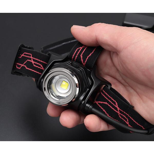 Gシリーズ GENTOS 充電式 LED ヘッドライト118RG GH-118RG ジェントス