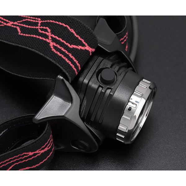 Gシリーズ GENTOS 充電式 LED ヘッドライト118RG GH-118RG ジェントス