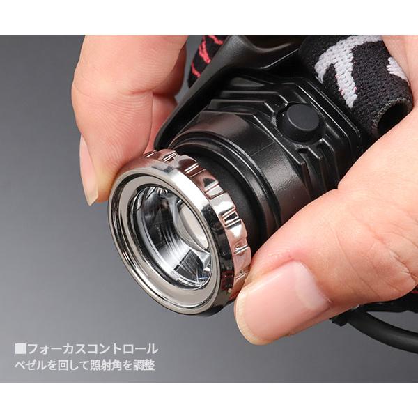 Gシリーズ ジェントス ハイブリッド式LEDヘッドライト 203RG (GH-203RG