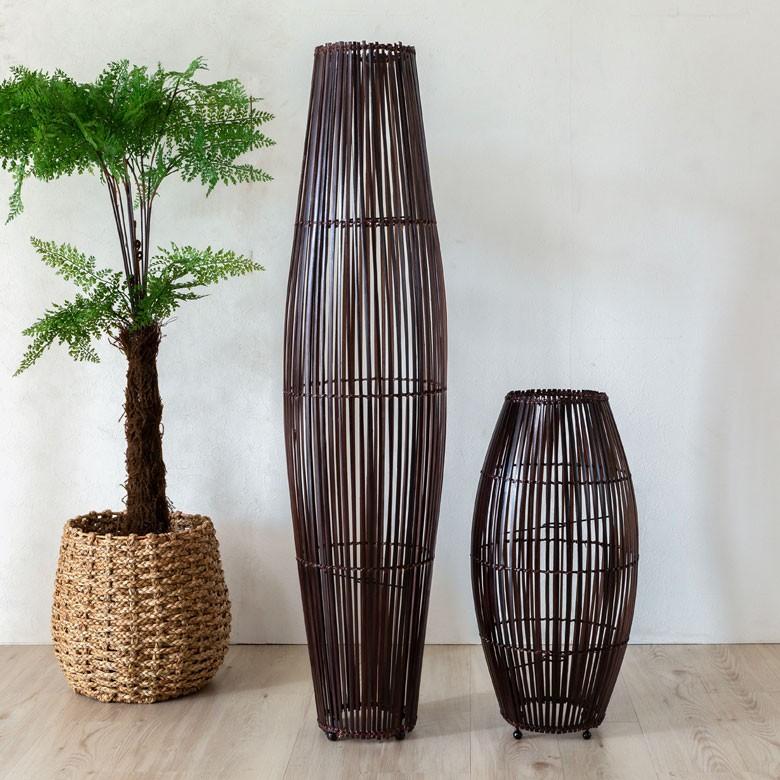 フロアライト 照明 スタンド 竹製 バンブー 高さ約120cm アジアン バリ