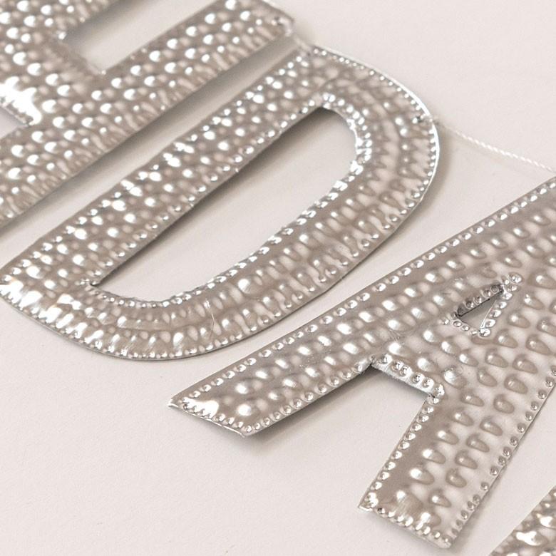 ガーランド 誕生日 バースデー文字 アルミ製 オブジェ ハッピー