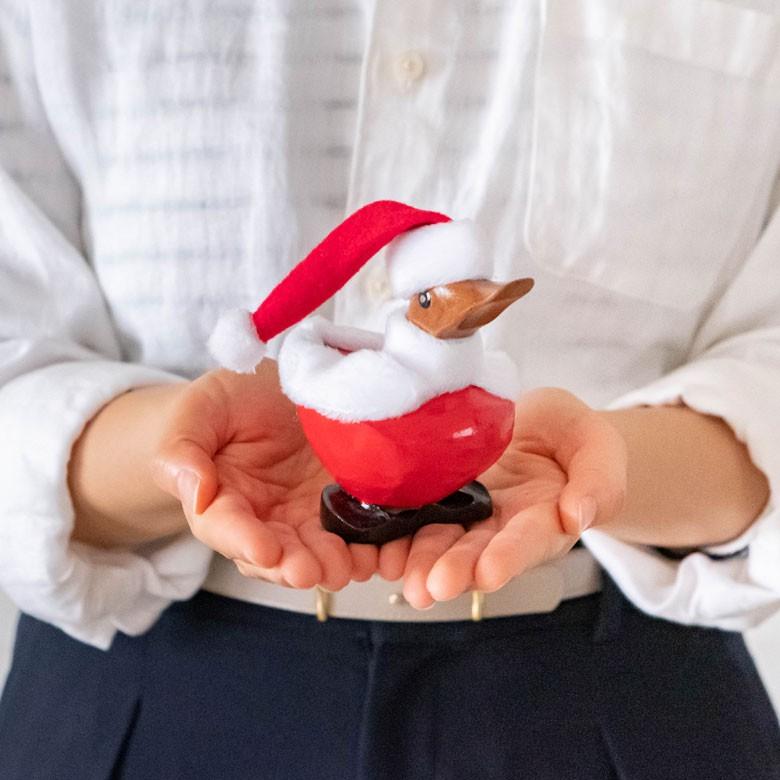 ELEMENTS オブジェ クリスマス Xmas 飾り デコレーション あひる