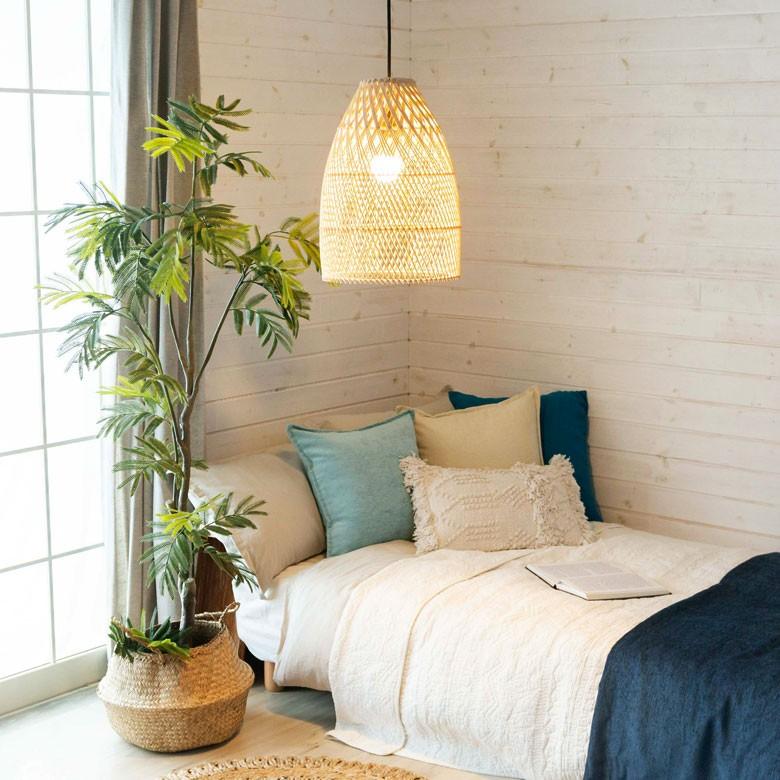 ELEMENTS ペンダントライト ランプシェード 照明 ラタン 籐 吊り下げ