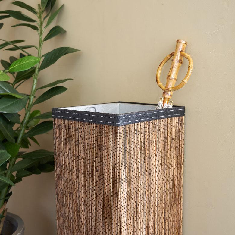 傘立て パームリディ 角型 ブラウン 茶 傘たて 傘置き かさ立て 傘