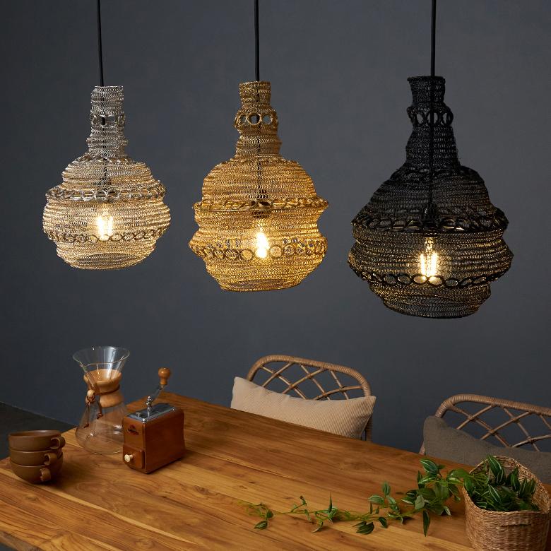 ELEMENTS ペンダント ランプ ワイヤー メッシュ シェード 照明 ライト