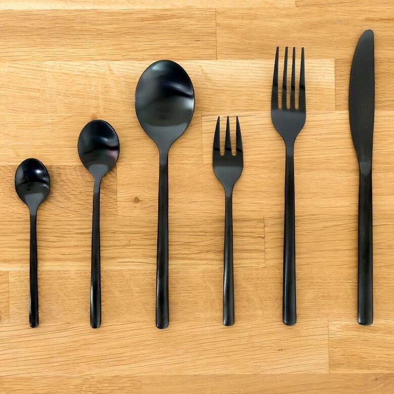 ディナーフォーク ブラック おしゃれ フォーク カトラリー 黒