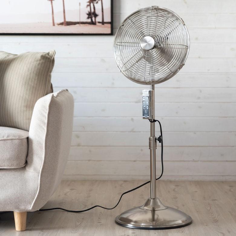 扇風機 サーキュレーター リビングファン タイマー付き シルバー