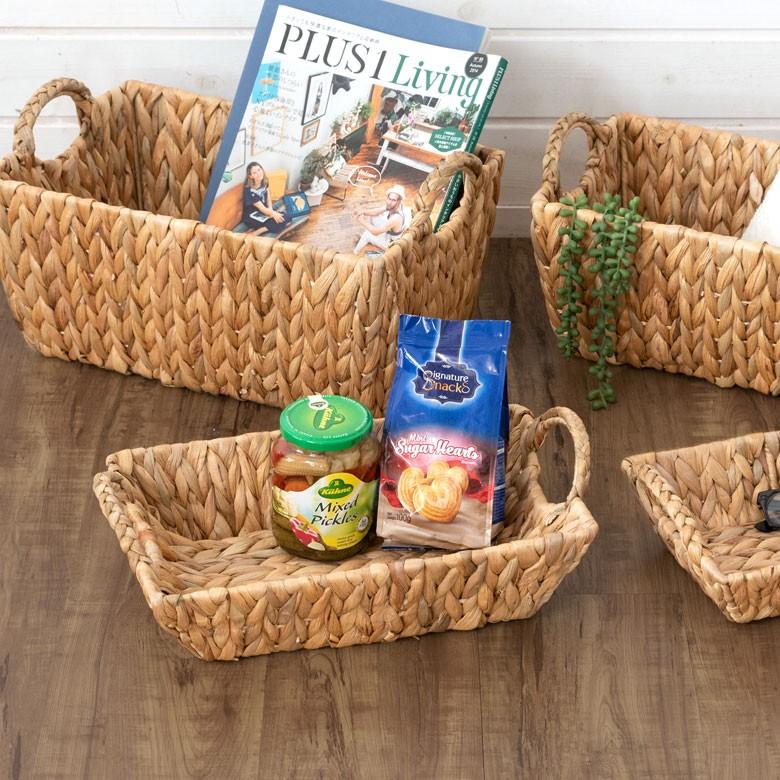 ELEMENTS トレイ バスケット かごバスケット 収納かご 卓上収納 持ち