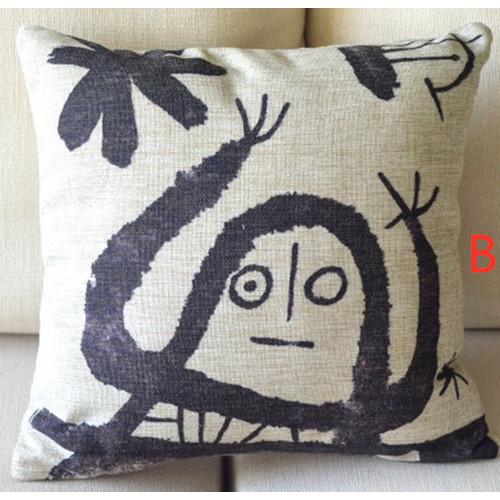 ジョアン・ミロ Joan Miró 作品 現代アート リネン クッション