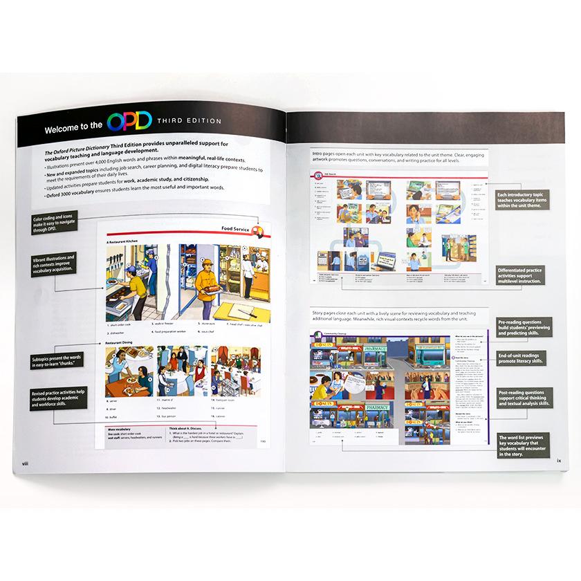 Oxford Picture Dictionary 英語版 第3版 PLUS+ オックスフォード 英語