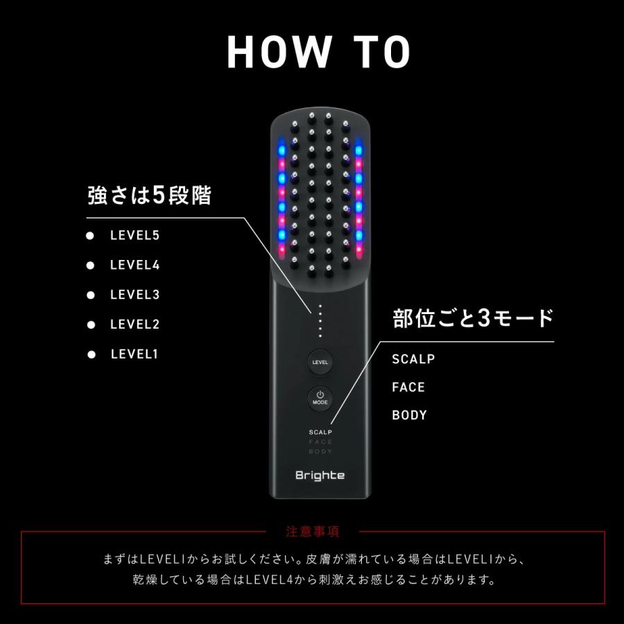 ブライト エレキブラシプラス Brighte ELEKI BRUSH＋ 美顔器 リフト