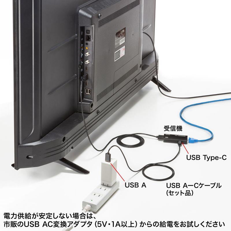 SANWA SUPPLY（サンワサプライ） HDMIエクステンダー 延長器 最大70m