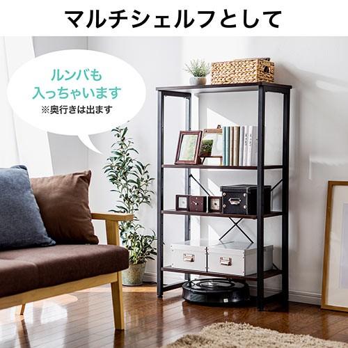 SANWA SUPPLY（サンワサプライ） デスク横シェルフ 4段 幅60cm 奥行き