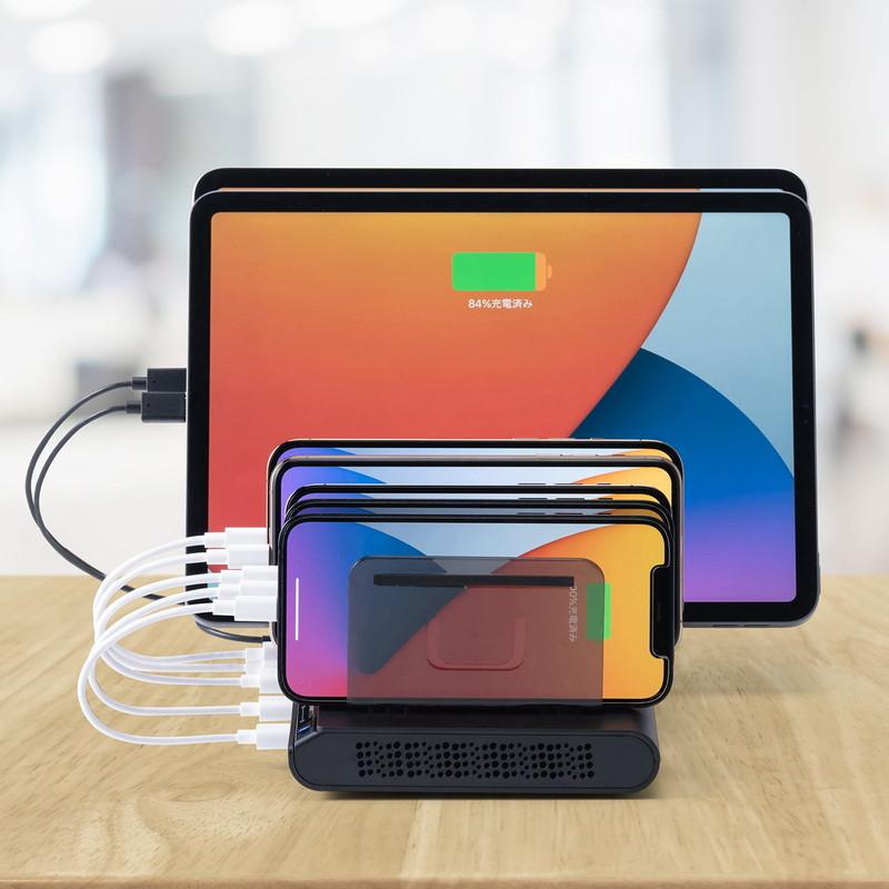 SANWA SUPPLY（サンワサプライ） 充電スタンド iphone16 充電器 最大