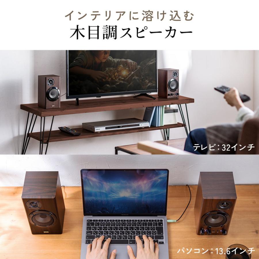 SANWA SUPPLY（サンワサプライ） PCスピーカー 木製2chスピーカー 60W