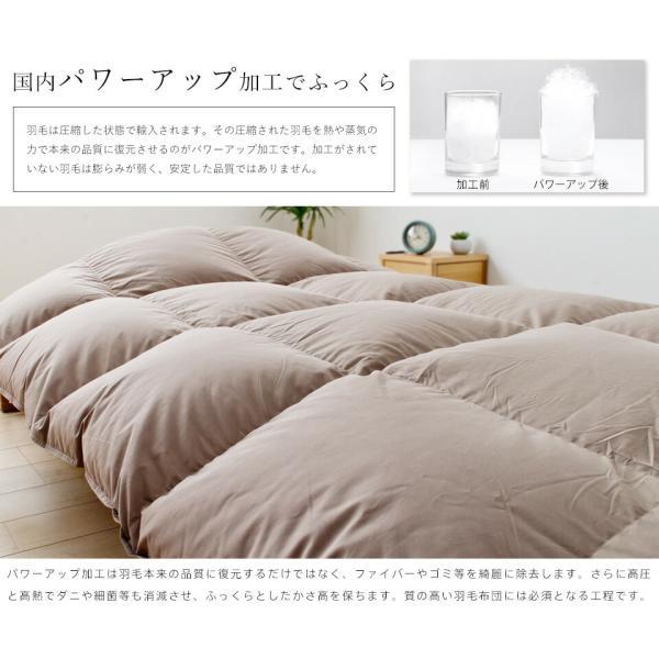 羽毛布団 シングル ホワイトマザーダック95％ 440DP 京都産 専門店品質