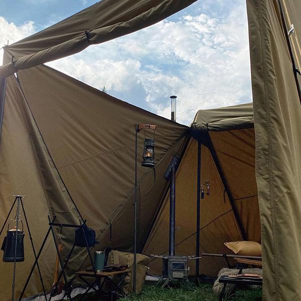 DUCKNOT（ダックノット） テント ハンティングヘキサT/C SW オリーブ