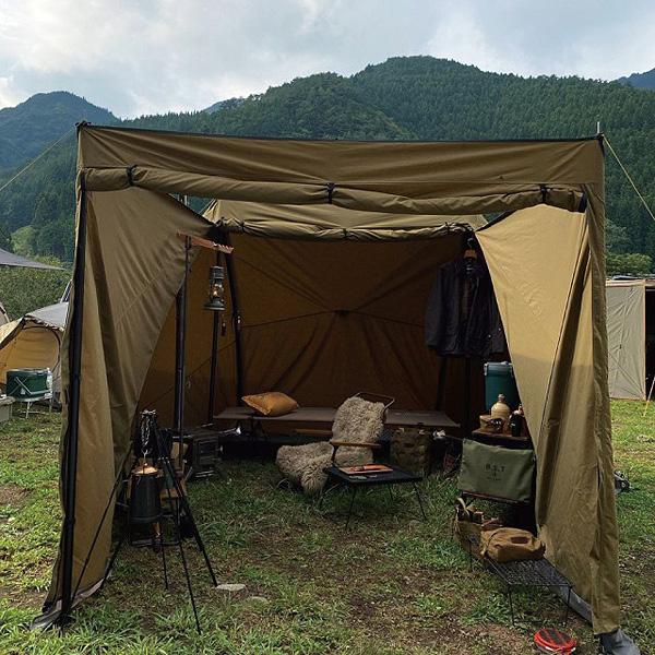 DUCKNOT（ダックノット） テント ハンティングヘキサT/C SW コヨーテ