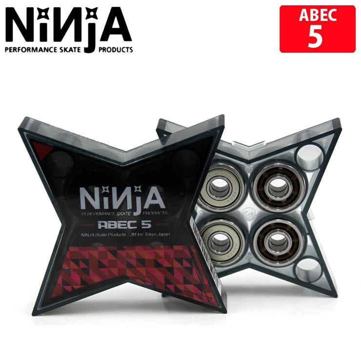 NINJA ニンジャ ベアリング STAR ABEC 5 OIL bearing スケボー