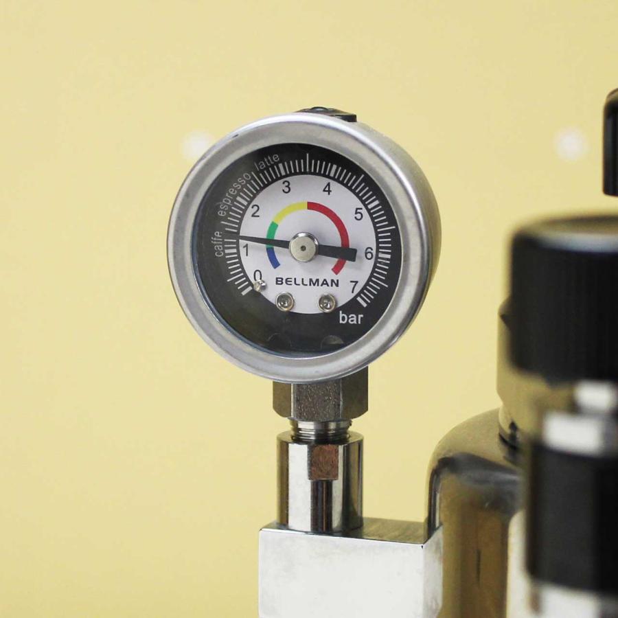 圧力計付き エスプレッソ＆カプチーノメーカー「ベルマンCX-25P