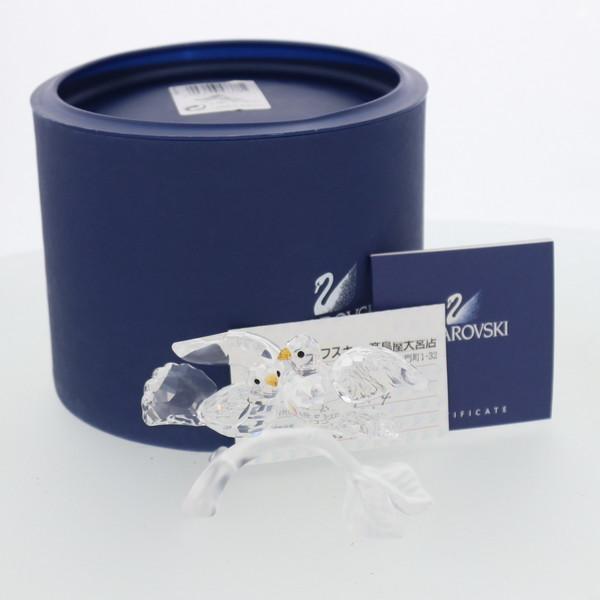 スワロフスキー SWAROVSKI TURTLE DOVES キジバト 657378 クリスタル