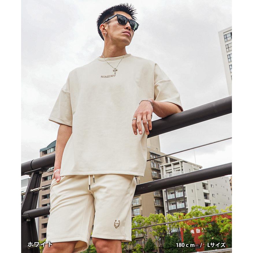 SOMEDIFF（サムディフ） セットアップ メンズ ハーフパンツ オーバー
